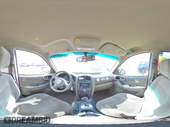 2003 Hyundai Santa Fe GLS with VIN KM8SC73D23U388736, listed as a Copart auction lot 61809715 with 125,654 mi miles and Salvage title. Bid and sale history available at DreamBid. Image 15.