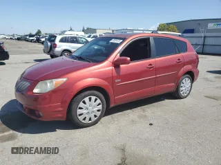 2005 Pontiac Vibe with VIN 5Y2SL63855Z470905, listed as a Copart auction lot 52024475 with 146,506 mi miles and Salvage Title. Bid and sale history available at carsss.com. Image 1.