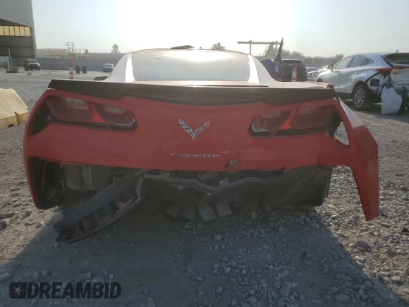 2014 Chevrolet Corvette 1LT with VIN 1G1YB2D78E5115206, listed as a Copart auction lot 68886004 with Not provided miles and Salvage title. Bid and sale history available at DreamBid. Image 6.
