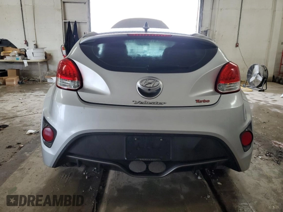2014 Hyundai Veloster Turbo with VIN KMHTC6AE3EU183570, listed as a Copart auction lot 51014085 with 110,139 mi miles and Clean title. Bid and sale history available at DreamBid. Image 6.