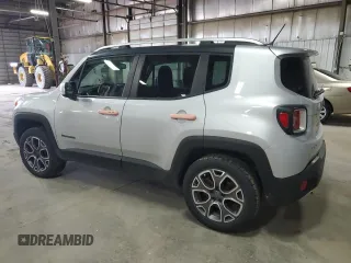 2015 Jeep Renegade Limited z VIN ZACCJBDT2FPB28527, wystawiony jako Copart lot #56990745 z przebiegiem 135 726 mil mil oraz Szkoda całkowita • Salvage title. Historia ofert i sprzedaży dostępna na DreamBid. Obrazek 2.