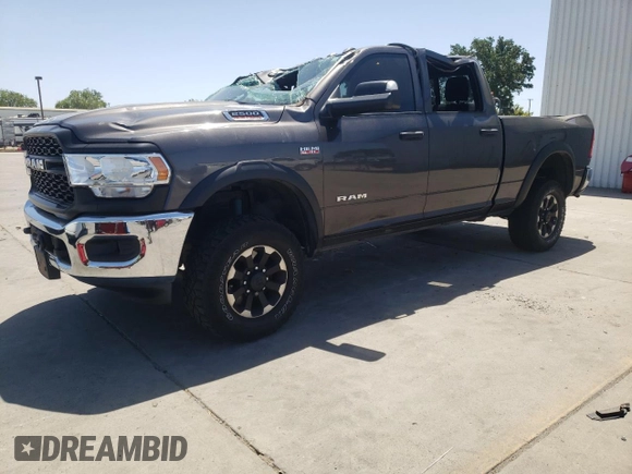 2021 Ram 2500 Tradesman with VIN 3C6TR5CJ5MG542885, listed as a Copart auction lot 57814205 with 43,883 mi miles and Salvage title. Bid and sale history available at DreamBid. Image 1.