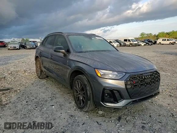 2022 Audi SQ5 Premium Plus with VIN WA1B4AFY9N2068089, listed as a Copart auction lot 48892064 with 6,047 mi miles and Salvage Title. Bid and sale history available at DreamBid. Image 12.