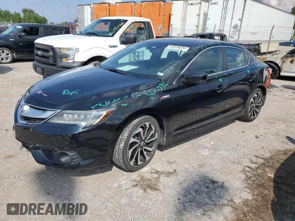 2018 Acura ILX Premium with VIN 19UDE2F85JA003694, listed as a Copart auction lot 62674024 with 72,256 mi miles and Salvage title. Bid and sale history available at DreamBid. Image 1.