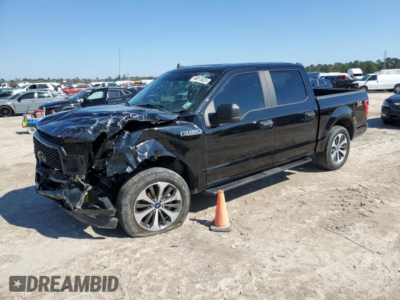 2020 Ford F-150 XL with VIN 1FTEW1C42LFA54457, listed as a Copart auction lot 44913025 with 94,661 mi miles and Salvage Title. Bid and sale history available at carsss.com. Image 1.