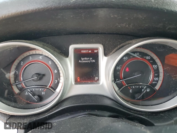 2014 Dodge Journey American Value Pkg with VIN 3C4PDCAB6ET112087, listed as a Copart auction lot 46923925 with 153,517 mi miles and Salvage Title. Bid and sale history available at carsss.com. Image 9.