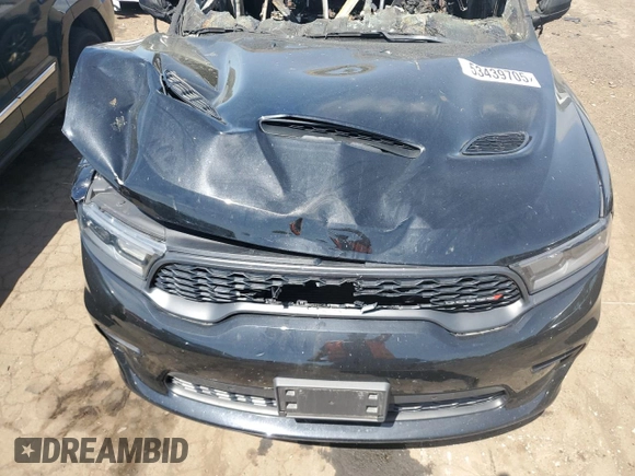 2023 Dodge Durango R/T Plus with VIN 1C4SDJCT3PC629656, listed as a Copart auction lot 53439705 with Not provided miles and Non repairable. Bid and sale history available at DreamBid. Image 12.