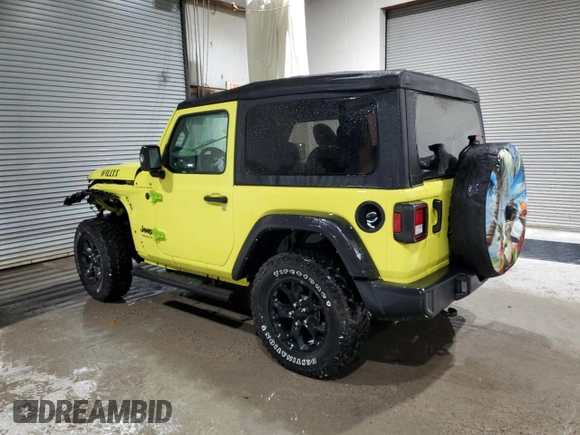 2022 Jeep Wrangler Sport S with VIN 1C4GJXAG0NW249533, listed as a Copart auction lot 45987715 with 29,364 mi miles and Salvage title. Bid and sale history available at DreamBid. Image 2.