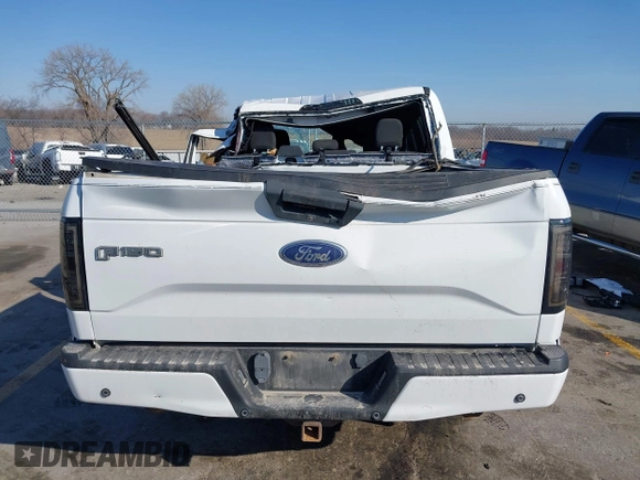 2015 Ford F-150 XLT with VIN 1FTEW1EP9FFB32292, listed as a IAAI auction lot 41787356 with 150,430 mi miles. Bid and sale history available at carsss.com. Image 16.