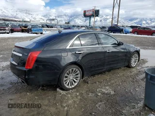 2014 Cadillac CTS Luxury AWD with VIN 1G6AX5S38E0160464, listed as a Copart auction lot 45675495 with 132,439 mi miles and Salvage Title. Bid and sale history available at DreamBid. Image 3.