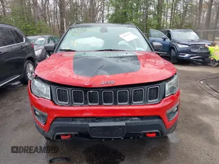 2019 Jeep Compass Trailhawk with VIN 3C4NJDDB6KT786348, listed as a IAAI auction lot 41963536 with 58,598 mi miles and . Bid and sale history available at DreamBid. Image 12.