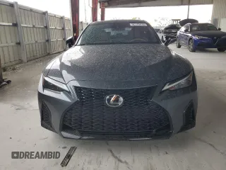 2024 Lexus IS 350 F Sport with VIN JTHBZ1B24R5076452, listed as a Copart auction lot 52170415 with 15,232 mi miles and Salvage title. Bid and sale history available at DreamBid. Image 5.
