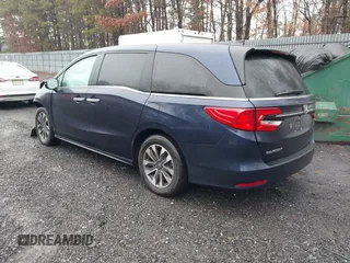 2023 Honda Odyssey EX-L with VIN 5FNRL6H62PB036746, listed as a IAAI auction lot 41517043 with 15,436 mi miles. Bid and sale history available at carsss.com. Image 3.