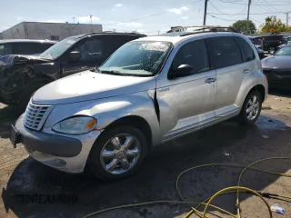 2002 Chrysler PT Cruiser Limited with VIN 3C8FY68B52T360073, listed as a Copart auction lot 71547344 with 55,866 mi miles and Salvage Title. Bid and sale history available at carsss.com. Image 1.