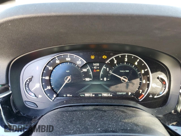 2018 BMW 5 Series 530i xDrive with VIN WBAJA7C51JWA74673, listed as a Copart auction lot 49479335 with 98,312 mi miles and Salvage Title. Bid and sale history available at carsss.com. Image 9.