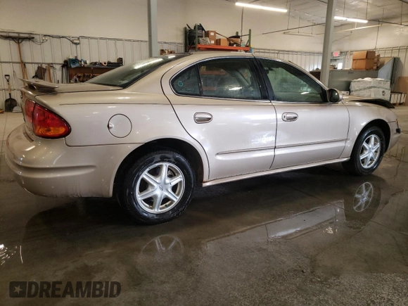2002 Oldsmobile Alero GL1 z VIN 1G3NL52F52C133589, wystawiony jako Copart lot #77093824 z przebiegiem 150 353 mil mil oraz Szkoda całkowita • Salvage title. Historia ofert i sprzedaży dostępna na DreamBid. Obrazek 3.