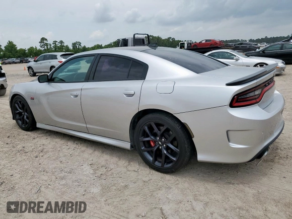 2020 Dodge Charger Scat Pack Widebody z VIN 2C3CDXGJ6LH175883, wystawiony jako Copart lot #59805515 z przebiegiem 27 322 mil mil oraz Czysty tytuł • Clean title. Historia ofert i sprzedaży dostępna na DreamBid. Obrazek 2.