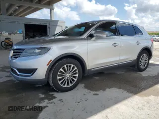 2016 Lincoln MKX Select with VIN 2LMTJ6KR8GBL62837, listed as a Copart auction lot 52294975 with 101,360 mi miles and Salvage Title. Bid and sale history available at carsss.com. Image 1.