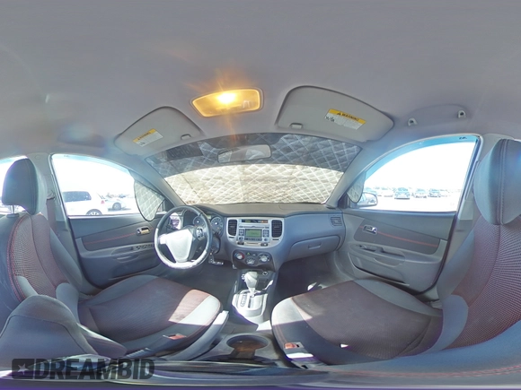 2009 Kia Rio SX with VIN KNADE223496514284, listed as a Copart auction lot 48550105 with 114,411 mi miles and Salvage Title. Bid and sale history available at carsss.com. Image 13.