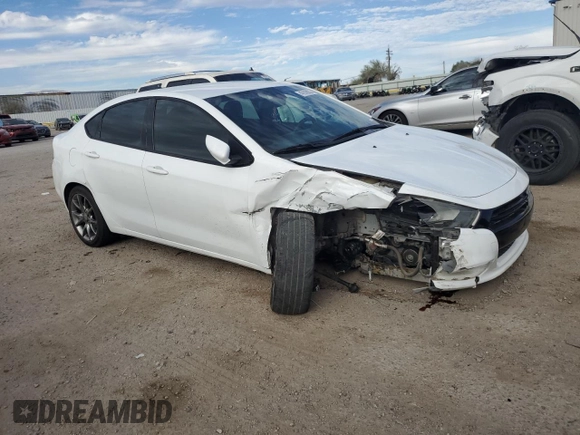 2015 Dodge Dart SXT with VIN 1C3CDFBB5FD142594, listed as a Copart auction lot 47818035 with 115,096 mi miles and Salvage Title. Bid and sale history available at DreamBid. Image 4.