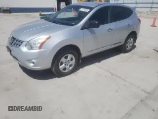2012 Nissan Rogue S with VIN JN8AS5MV5CW702385, listed as a Copart auction lot 61538285 with 108,471 mi miles and Salvage title. Bid and sale history available at DreamBid. Image 1.