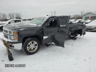 2014 Chevrolet Silverado 1500 LT with VIN 1GCVKREH5EZ286384, listed as a Copart auction lot 87592555 with 105,741 mi miles and Salvage Title. Bid and sale history available at carsss.com. Image 1.