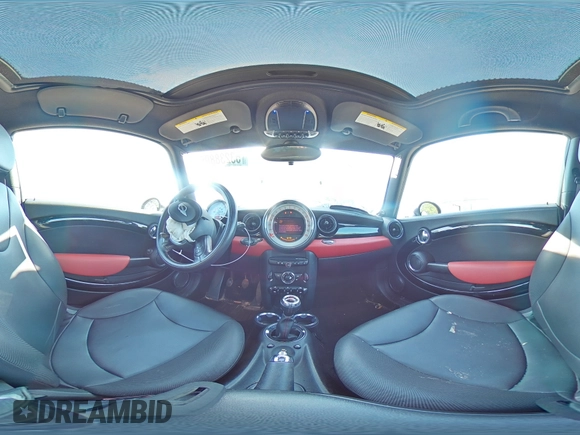 2012 MINI Hardtop with VIN WMWSU3C53CT369974, listed as a Copart auction lot 53238895 with 130,734 mi miles and Salvage Title. Bid and sale history available at DreamBid. Image 16.