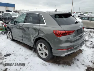 2019 Audi Q3 Premium with VIN WA1AECF38K1075626, listed as a Copart auction lot 38745543 with 72,261 mi miles. Bid and sale history available at carsss.com. Image 2.