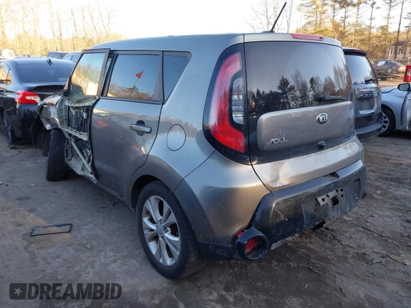 2016 Kia Soul + with VIN KNDJP3A55G7327099, listed as a IAAI auction lot 41703217 with 116,010 mi miles. Bid and sale history available at carsss.com. Image 3.