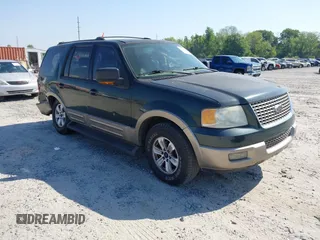 2003 Ford Expedition Eddie Bauer z VIN 1FMRU17W73LB39407, wystawiony jako IAAI lot #42042645 z przebiegiem 220 011 mil mil oraz . Historia ofert i sprzedaży dostępna na DreamBid. Obrazek 1.