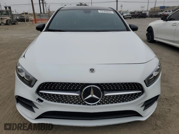 2021 Mercedes-Benz A 220 with VIN W1K3G4EB8MJ256810, listed as a Copart auction lot 73183944 with 25,404 mi miles and Salvage Title. Bid and sale history available at DreamBid. Image 5.