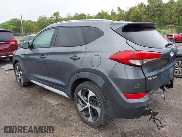 2017 Hyundai Tucson Value z VIN KM8J33A28HU399978, wystawiony jako IAAI lot #41987370 z przebiegiem 96 958 mil mil oraz . Historia ofert i sprzedaży dostępna na DreamBid. Obrazek 3.