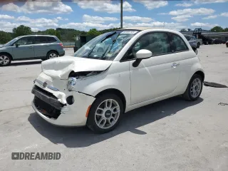 2015 FIAT 500 Pop с VIN 3C3CFFDR2FT501947, выставлен на аукционе Copart как лот 58386745 с пробегом 75 576 миль миль и Чистый • Clean title. История ставок и продаж доступна на DreamBid. Изображение 1.