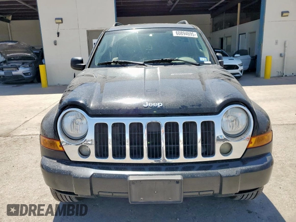 2006 Jeep Liberty Limited with VIN 1J4GL58K36W122621, listed as a Copart auction lot 60894695 with 87,384 mi miles and Salvage title. Bid and sale history available at DreamBid. Image 5.