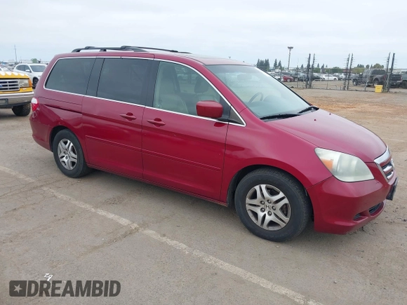 2006 Honda Odyssey EX-L with VIN 5FNRL38696B408404, listed as a IAAI auction lot 42081782 with 229,835 mi miles. Bid and sale history available at carsss.com. Image 1.