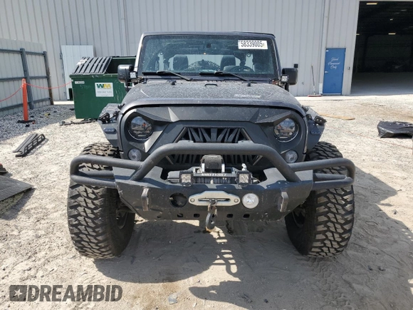 2016 Jeep Wrangler Unlimited Rubicon with VIN 1C4BJWFG8GL192077, listed as a Copart auction lot 58339005 with 62,076 mi miles and Salvage title. Bid and sale history available at DreamBid. Image 5.