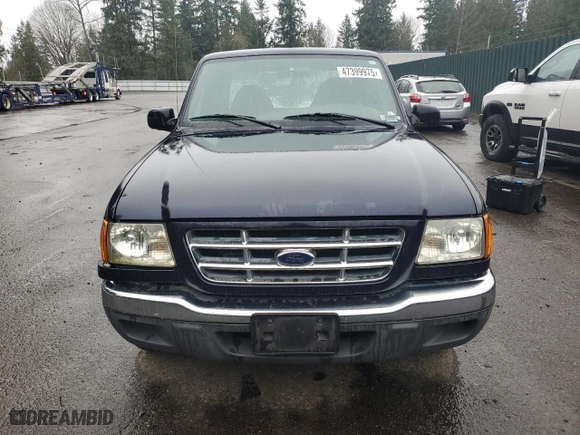 2002 Ford Ranger XL with VIN 1FTYR14U42PA12061, listed as a Copart auction lot 47399975 with 115,392 mi miles and Clean Title. Bid and sale history available at carsss.com. Image 5.