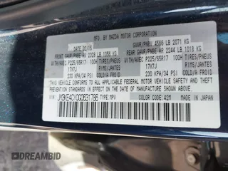 2016 Mazda CX-5 Touring with VIN JM3KE4CY0G0631786, listed as a IAAI auction lot 41761214 with 220,058 mi miles. Bid and sale history available at carsss.com. Image 9.