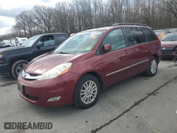 2008 Toyota Sienna XLE with VIN 5TDBK22C08S009120, listed as a Copart auction lot 45215415 with 196,927 mi miles and Salvage Title. Bid and sale history available at carsss.com. Image 1.