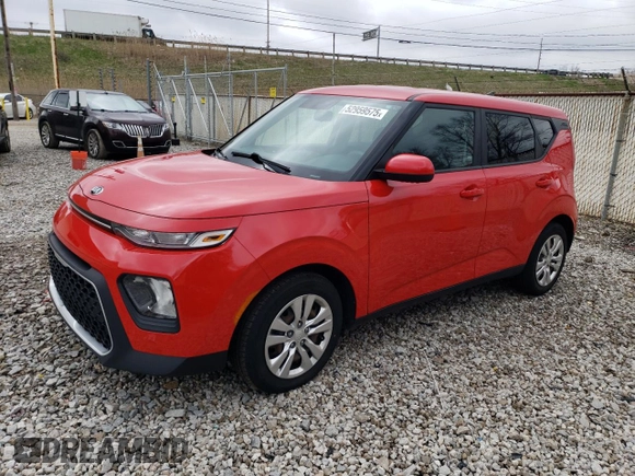 2020 Kia Soul S with VIN KNDJ23AUXL7704915, listed as a Copart auction lot 52959575 with 128,779 mi miles and Clean Title. Bid and sale history available at carsss.com. Image 1.