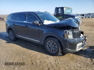 2023 Kia Telluride LX with VIN 5XYP24GC6PG376903, listed as a Copart auction lot 88471645 with 36,922 mi miles and Salvage title. Bid and sale history available at DreamBid. Image 4.