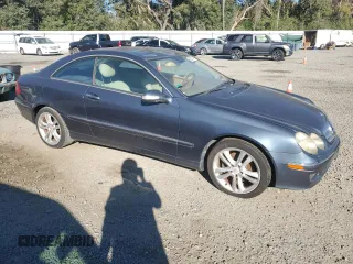 2007 Mercedes-Benz CLK 350 with VIN WDBTJ56H57F213746, listed as a Copart auction lot 82221614 with Not Provided miles and Salvage Title. Bid and sale history available at DreamBid. Image 4.