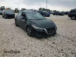 2021 Nissan Sentra SV with VIN 3N1AB8CVXMY321062, listed as a Copart auction lot 55619045 with 41,462 mi miles and Salvage title. Bid and sale history available at DreamBid. Image 13.