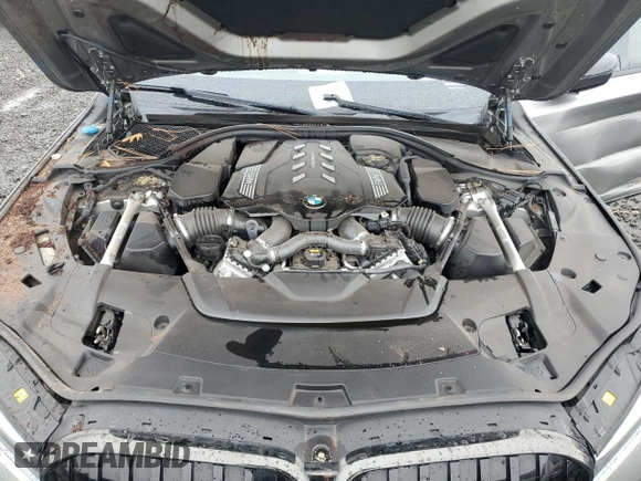 2020 BMW 7 Series 750i xDrive with VIN WBA7U2C00LGJ59975, listed as a Copart auction lot 48172775 with Not provided miles and Salvage title. Bid and sale history available at DreamBid. Image 11.