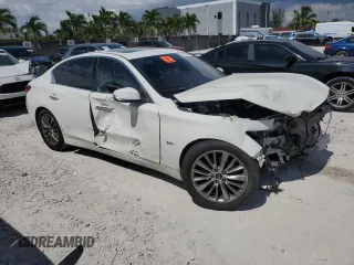 2019 Infiniti Q50 Luxe с VIN JN1EV7AP2KM518928, выставлен на аукционе Copart как лот 61826945 с пробегом 56 979 миль миль и Чистый • Clean title. История ставок и продаж доступна на DreamBid. Изображение 4.