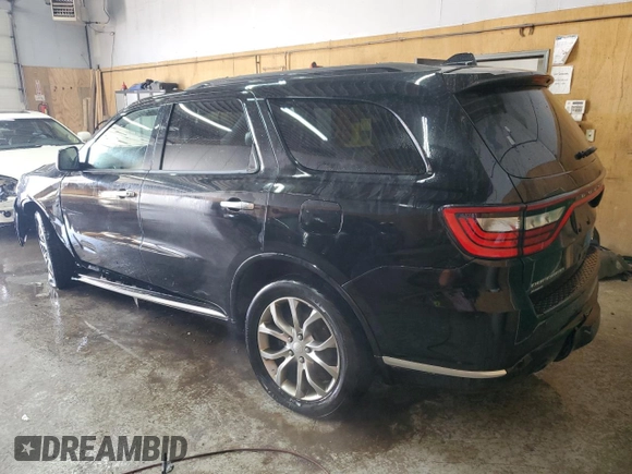 2017 Dodge Durango Citadel with VIN 1C4RDJEG1HC930734, listed as a Copart auction lot 44758555 with 158,329 mi miles and Non Repairable. Bid and sale history available at carsss.com. Image 2.