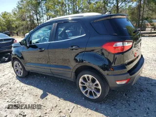 2019 Ford EcoSport Titanium z VIN MAJ3S2KE8KC278227, wystawiony jako Copart lot #46604965 z przebiegiem 59 390 mil mil oraz Czysty tytuł • Clean title. Historia ofert i sprzedaży dostępna na DreamBid. Obrazek 2.