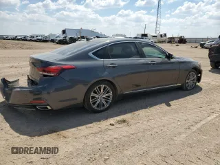 2018 Genesis G80 3.8L with VIN KMHGN4JE1JU216608, listed as a Copart auction lot 69066284 with 65,386 mi miles and Clean Title. Bid and sale history available at carsss.com. Image 3.