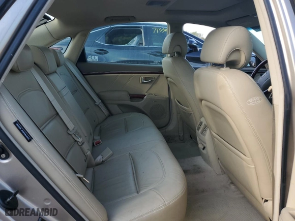 2008 Hyundai Azera Limited with VIN KMHFC46F18A264043, listed as a Copart auction lot 70873014 with 0 mi miles and Salvage Title. Bid and sale history available at carsss.com. Image 10.