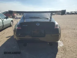 2005 Nissan 350Z Touring with VIN JN1AZ34E55M653623, listed as a Copart auction lot 81674934 with Not Provided miles and Non Repairable. Bid and sale history available at DreamBid. Image 6.